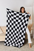 Load image into Gallery viewer, Cuddley Checkered Decorative Throw Blanket
