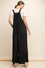 Load image into Gallery viewer, Kori America Full Size Sleeveless Ruched Wide Leg Overalls
