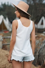 Load image into Gallery viewer, Button Textured Cotton Tank Top
