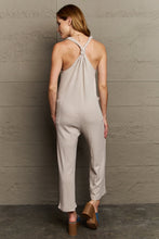 Load image into Gallery viewer, HEYSON Don&#39;t Get It Twisted Full Size Rib Knit Jumpsuit
