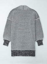 Load image into Gallery viewer, Woven Right Heathered Open Front Longline Cardigan
