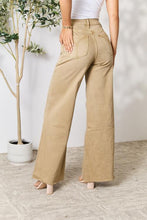 Load image into Gallery viewer, BAYEAS Raw Hem Wide Leg Jeans

