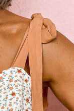 Load image into Gallery viewer, Floral Tie-Shoulder Babydoll Cami
