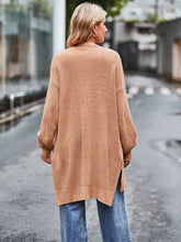 Load image into Gallery viewer, Long Sleeve Waffle-Knit Cardigan
