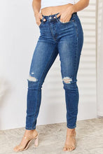 Load image into Gallery viewer, Judy Blue Full Size High Waist Distressed Slim Jeans
