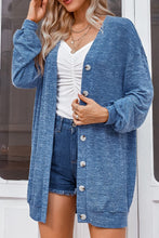 Load image into Gallery viewer, Buttoned V-Neck Long Sleeve Cardigans
