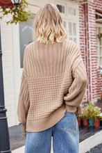 Load image into Gallery viewer, Round Neck Dropped Shoulder Sweater
