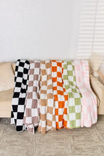 Load image into Gallery viewer, Cuddley Checkered Decorative Throw Blanket
