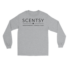 Load image into Gallery viewer, Black Scentsy logo Long Sleeve Shirts
