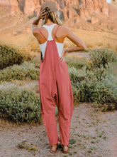 Load image into Gallery viewer, Full Size Sleeveless V-Neck Pocketed Jumpsuit
