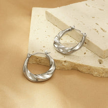 Load image into Gallery viewer, Stainless Steel Huggie Earrings
