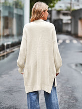 Load image into Gallery viewer, Long Sleeve Waffle-Knit Cardigan
