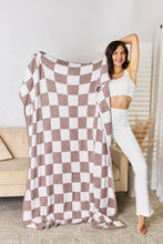 Load image into Gallery viewer, Cuddley Checkered Decorative Throw Blanket
