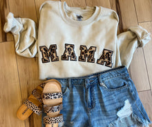 Load image into Gallery viewer, MAMA Leopard Patch Sweatshirt
