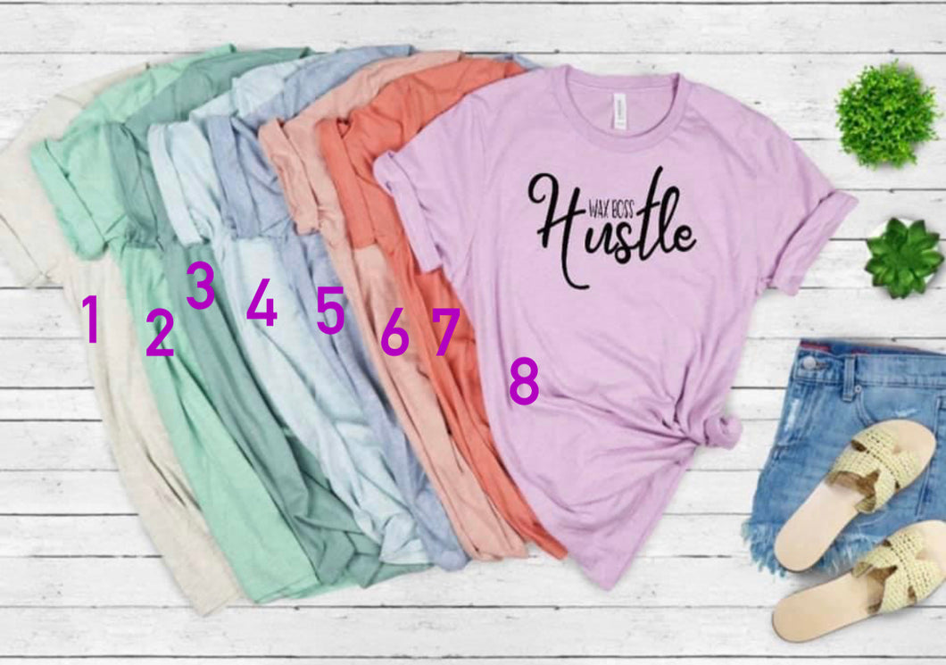 Wax hustle tee