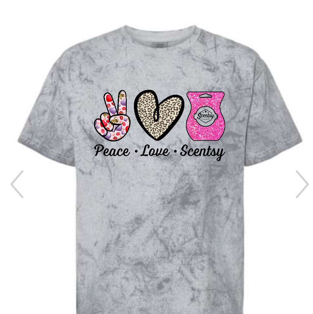 Peace love scentsy Color-blast