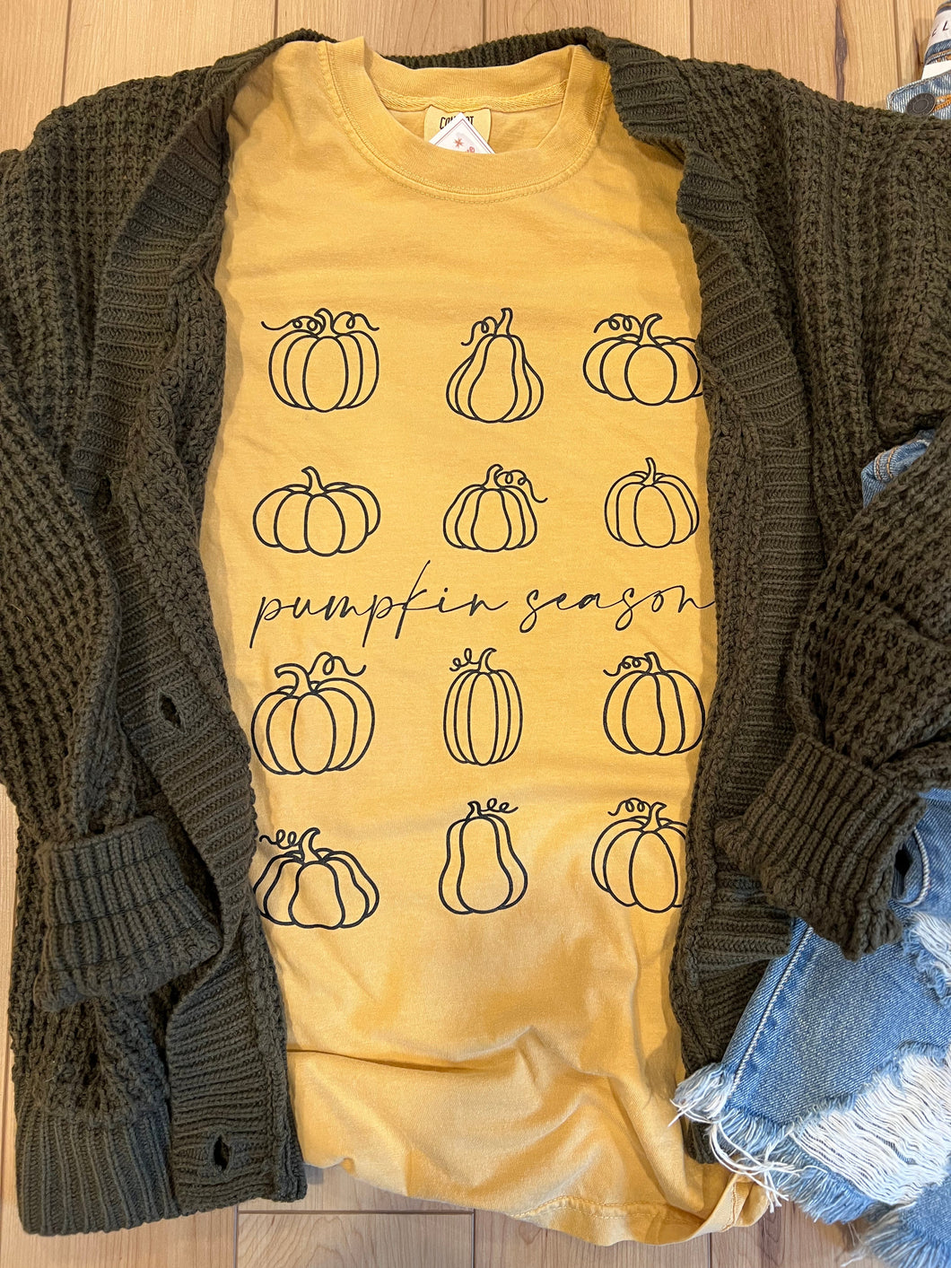 MUSTARD Pumpkin Season - Comfort Colors