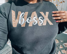 Load image into Gallery viewer, Wax boss high low fleece sweatshirt
